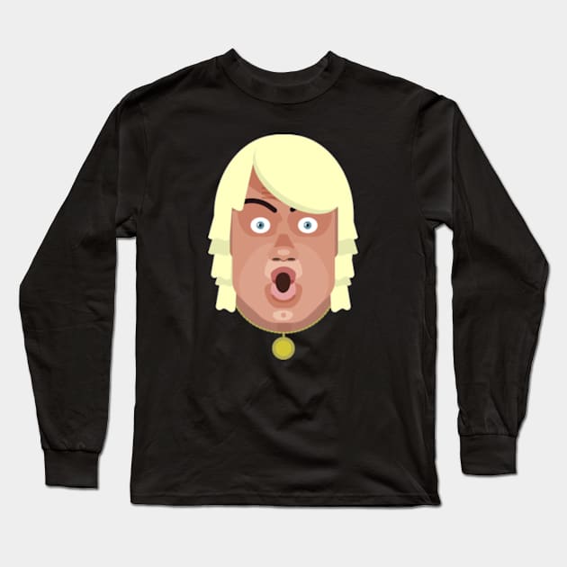 Ric Flair Head Long Sleeve T-Shirt by FITmedia